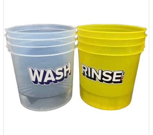 Rapro Wash/Rinse Bucket Combo (With Grit Guards/Boards)